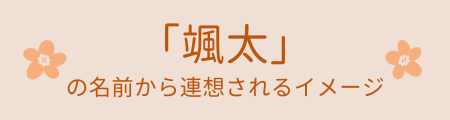 「颯太」の名前から連想されるイメージ