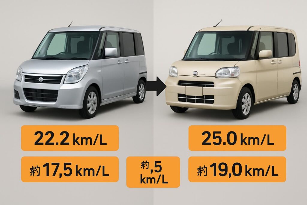 スズパレットSWとライバル車種の比較