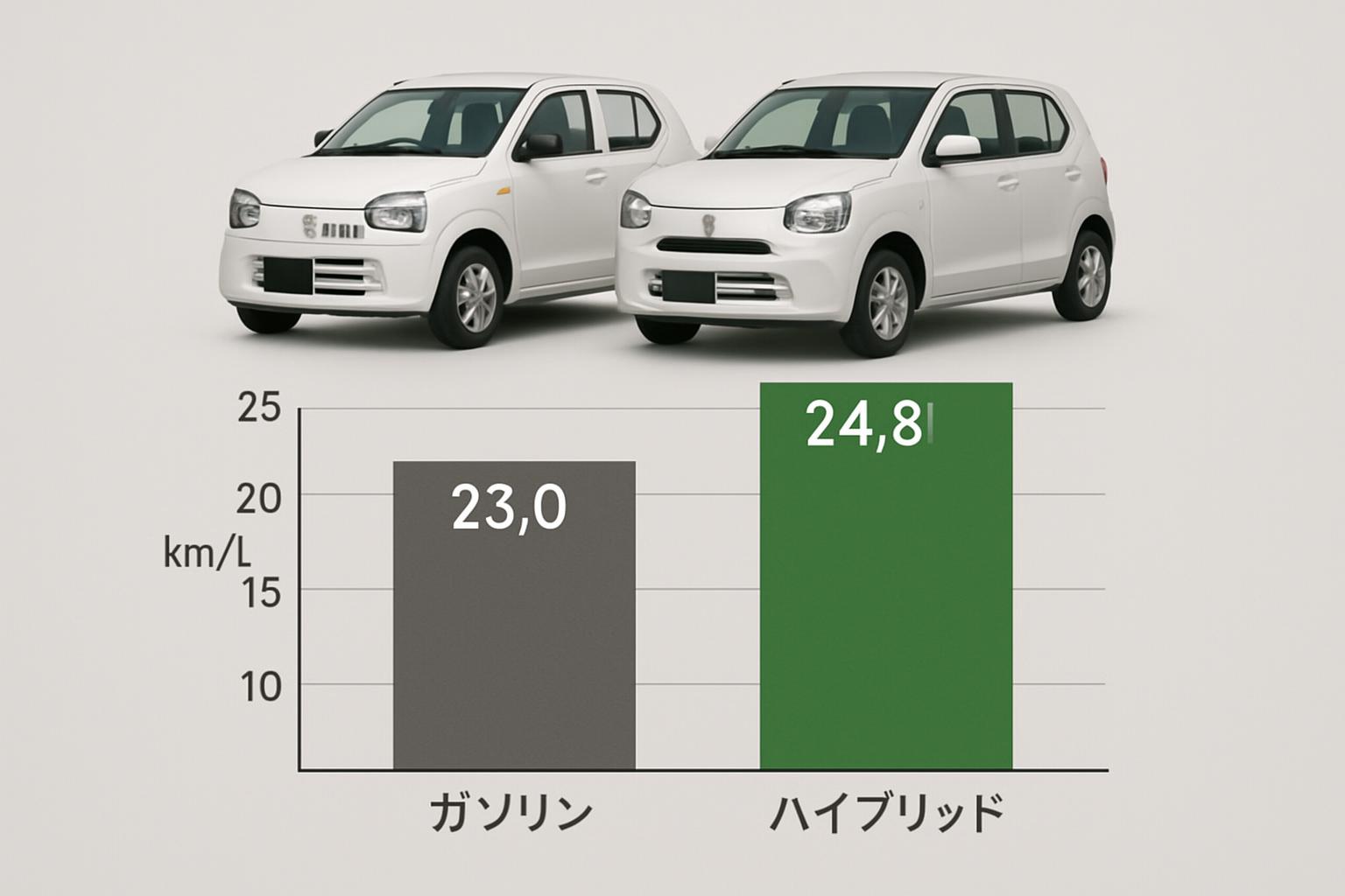 理由1 燃費メリットがごくわずかでコストパフォーマンス低下